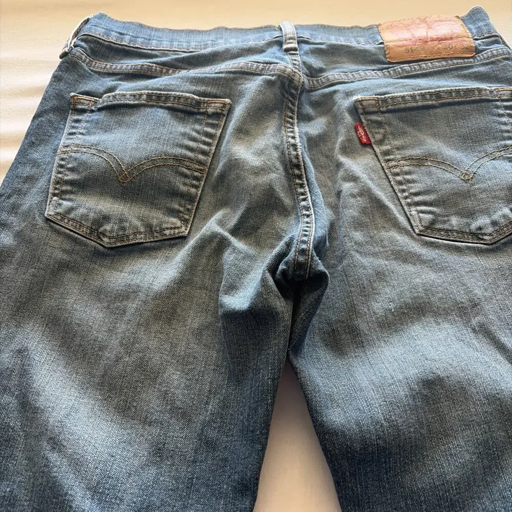 Levi’s 514 Regular Fit Jeans Men’s 30x32 Black Denim Straight Leg W30 L32